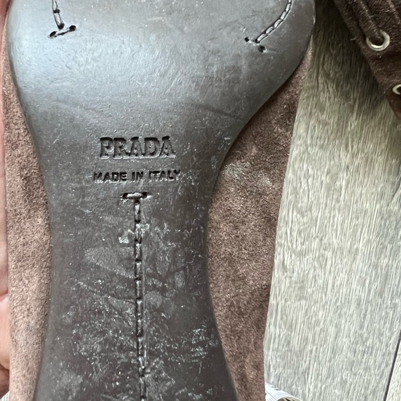 Vintage Prada kitten heel Mocassin - Picture 9 of 10